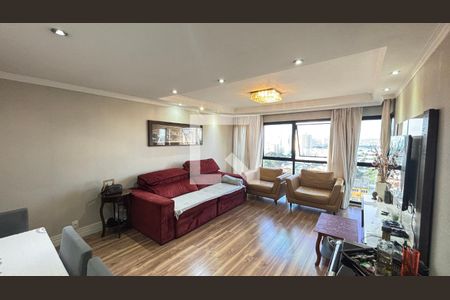 Sala de apartamento à venda com 3 quartos, 107m² em Vila Assunção, Santo André