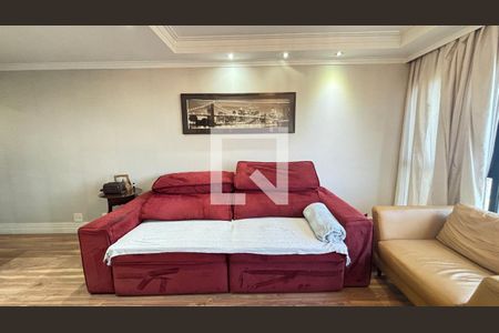 Sala de apartamento à venda com 3 quartos, 107m² em Vila Assunção, Santo André