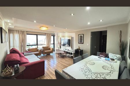 Sala de apartamento à venda com 3 quartos, 107m² em Vila Assunção, Santo André