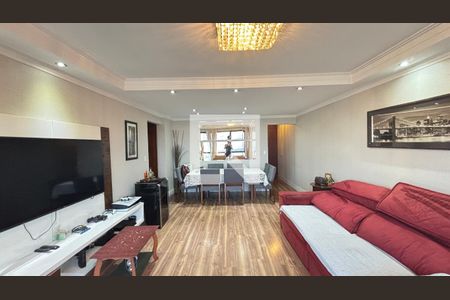 Sala de apartamento à venda com 3 quartos, 107m² em Vila Assunção, Santo André