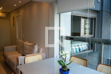 Sala de Jantar de apartamento à venda com 1 quarto, 50m² em Jardim das Acacias, São Paulo
