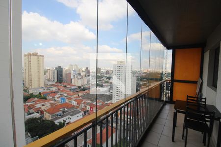 Sala / Cozinha - Varanda de apartamento para alugar com 1 quarto, 43m² em Santana, São Paulo