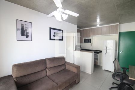 Sala / Cozinha de apartamento para alugar com 1 quarto, 43m² em Santana, São Paulo