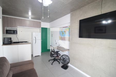 Sala / Cozinha de apartamento para alugar com 1 quarto, 43m² em Santana, São Paulo