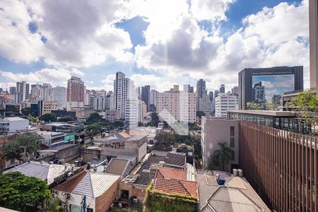 Varanda de kitnet/studio à venda com 1 quarto, 29m² em Pinheiros, São Paulo