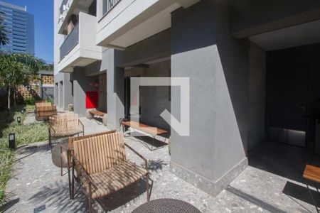 Área Externa de kitnet/studio para alugar com 1 quarto, 24m² em Vila Cordeiro, São Paulo