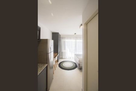 Cozinha de kitnet/studio para alugar com 1 quarto, 24m² em Vila Cordeiro, São Paulo