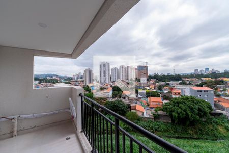 Varanda da Sala de apartamento à venda com 2 quartos, 73m² em Vila Militar, Barueri