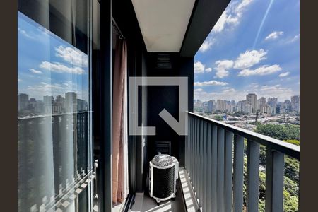 Sacada de kitnet/studio para alugar com 0 quarto, 23m² em Brooklin Paulista, São Paulo