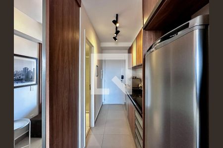 Cozinha de kitnet/studio para alugar com 0 quarto, 23m² em Brooklin Paulista, São Paulo