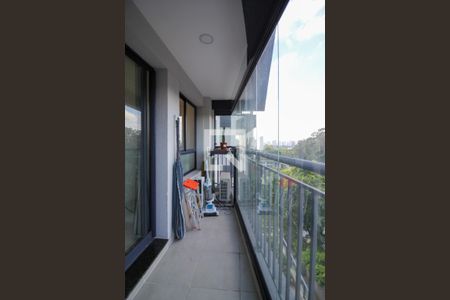 Varanda Sala de apartamento à venda com 2 quartos, 49m² em Santo Amaro, São Paulo