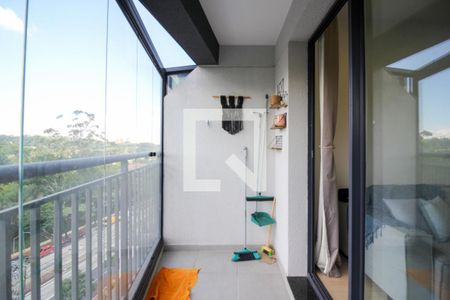 Varanda Sala de apartamento à venda com 2 quartos, 49m² em Santo Amaro, São Paulo