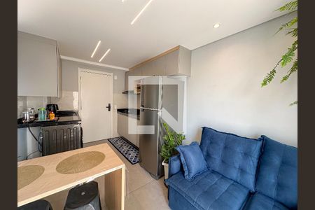 Sala/Cozinha de apartamento à venda com 2 quartos, 35m² em Barra Funda, São Paulo