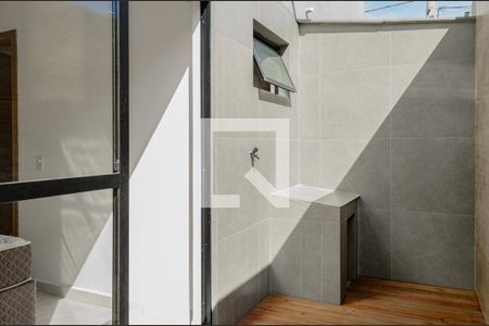 Varanda de kitnet/studio para alugar com 1 quarto, 28m² em Campeche, Florianópolis