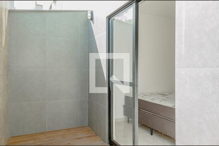 Varanda de kitnet/studio para alugar com 1 quarto, 28m² em Campeche, Florianópolis