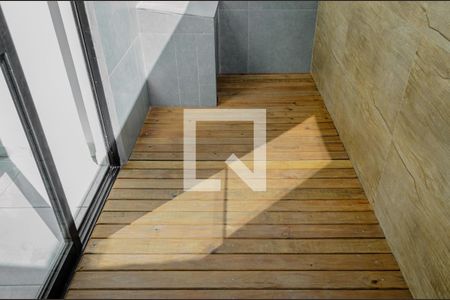 Varanda de kitnet/studio para alugar com 1 quarto, 28m² em Campeche, Florianópolis