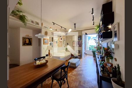 Sala de apartamento à venda com 3 quartos, 98m² em Laranjeiras, Rio de Janeiro