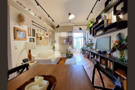 Sala de apartamento à venda com 3 quartos, 98m² em Laranjeiras, Rio de Janeiro