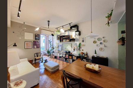 Sala de apartamento à venda com 3 quartos, 98m² em Laranjeiras, Rio de Janeiro