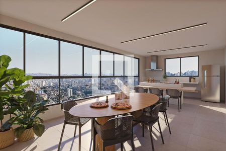 Apartamento à venda com 2 quartos, 57m² em Estoril, Belo Horizonte