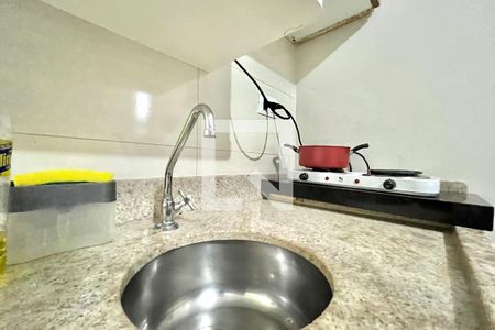 Cozinha de kitnet/studio à venda com 1 quarto, 18m² em Jardim Oriental, São Paulo