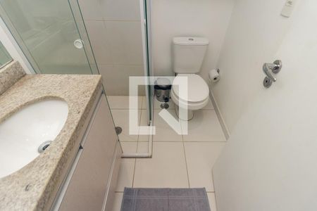 Banheiro de kitnet/studio à venda com 1 quarto, 23m² em Centro Histórico de São Paulo, São Paulo