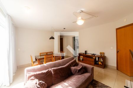 Sala de apartamento à venda com 2 quartos, 129m² em Santo Antônio, Belo Horizonte