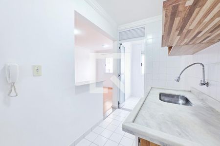 Cozinha / Lavanderia de apartamento para alugar com 1 quarto, 40m² em Monte Castelo, São José dos Campos