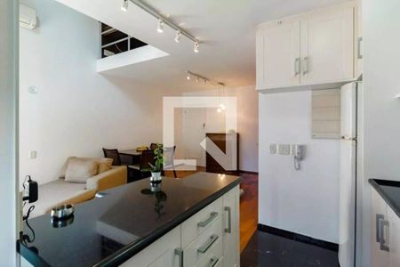 Cozinha de apartamento à venda com 1 quarto, 71m² em Vila Madalena, São Paulo