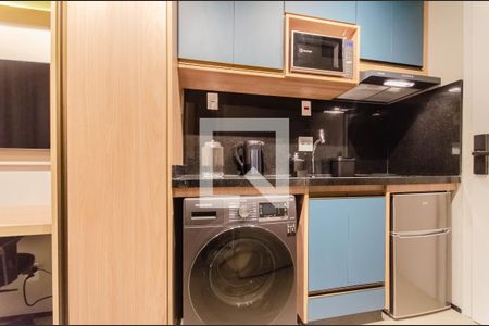 Cozinha de kitnet/studio para alugar com 1 quarto, 20m² em Vila Mariana, São Paulo