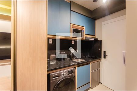 Cozinha de kitnet/studio para alugar com 1 quarto, 20m² em Vila Mariana, São Paulo
