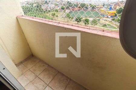 Varanda da Sala de apartamento para alugar com 2 quartos, 55m² em Jardim Santa Teresinha, São Paulo