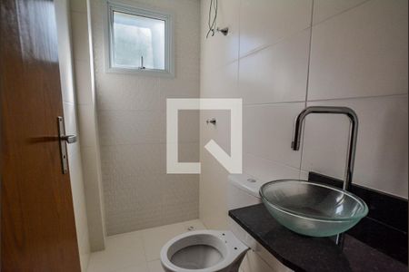 Banheiro Social de apartamento à venda com 2 quartos, 65m² em Vila Assunção, Santo André