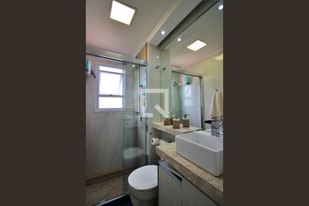 Banheiro Social de apartamento à venda com 2 quartos, 51m² em Suiço, São Bernardo do Campo