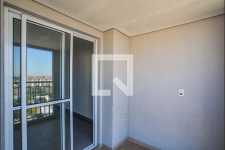 Varanda da Sala de apartamento à venda com 3 quartos, 61m² em Vila Curuçá, Santo André