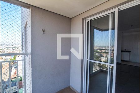 Varanda da Sala de apartamento à venda com 3 quartos, 61m² em Vila Curuçá, Santo André