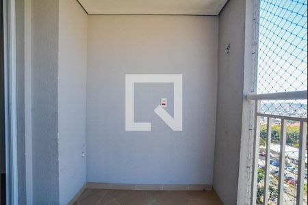 Varanda da Sala de apartamento à venda com 3 quartos, 61m² em Vila Curuçá, Santo André
