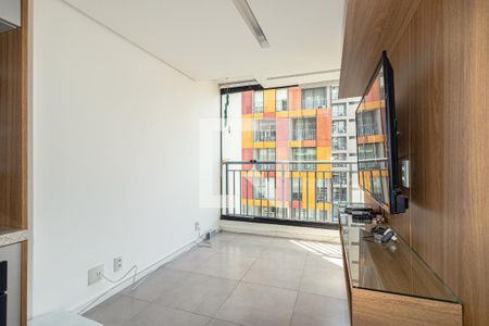 Sala de apartamento para alugar com 1 quarto, 35m² em Indianópolis, São Paulo