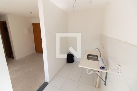 Cozinha de apartamento para alugar com 2 quartos, 45m² em Jardim Boa Esperança, Campinas
