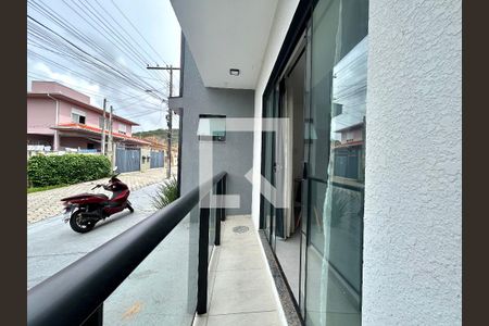 Varanda da Sala/Cozinha de apartamento para alugar com 1 quarto, 30m² em Rio Tavares, Florianópolis