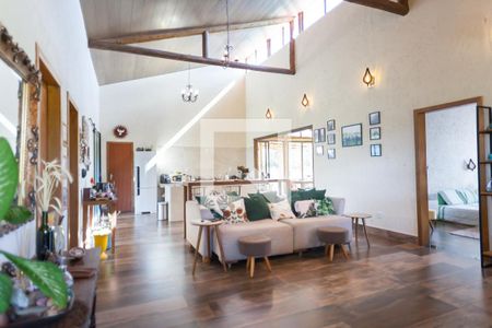 sala de casa de condomínio à venda com 4 quartos, 400m² em Casa Branca, Brumadinho