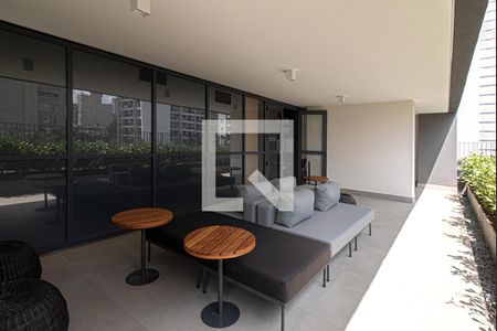 Área comum de kitnet/studio para alugar com 1 quarto, 28m² em Liberdade, São Paulo