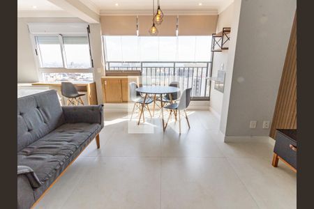 Sala/Cozinha de apartamento para alugar com 1 quarto, 31m² em Belenzinho, São Paulo