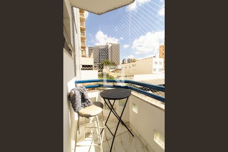 Varanda da Sala de apartamento para alugar com 1 quarto, 55m² em Botafogo, Campinas