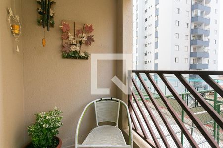 Varanda da Sala de apartamento à venda com 3 quartos, 73m² em Vila Carrão, São Paulo