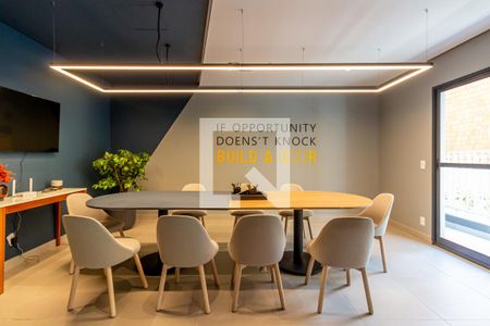 Área comum - Coworking  de kitnet/studio para alugar com 1 quarto, 26m² em Santo Amaro, São Paulo
