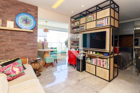 Sala de apartamento para alugar com 1 quarto, 42m² em Cidade Monções, São Paulo