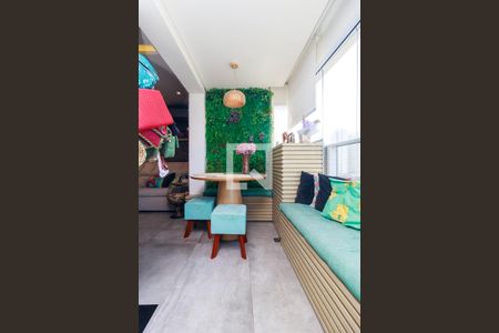 Sala - Varanda de apartamento para alugar com 1 quarto, 42m² em Cidade Monções, São Paulo