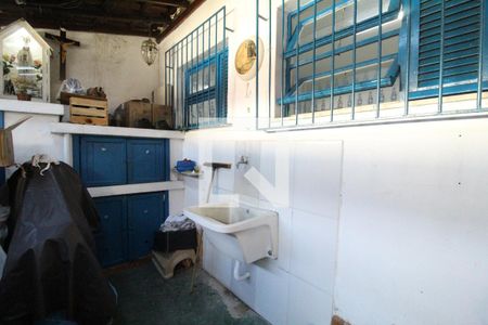 Garagem - Preparada para receber uma churrasqueira de casa de condomínio à venda com 7 quartos, 207m² em Jacarepaguá, Rio de Janeiro