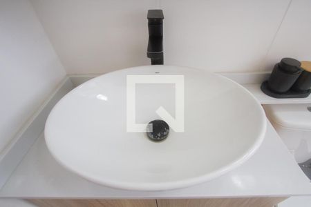 Banheiro de apartamento para alugar com 1 quarto, 30m² em Jardim Caravelas, São Paulo